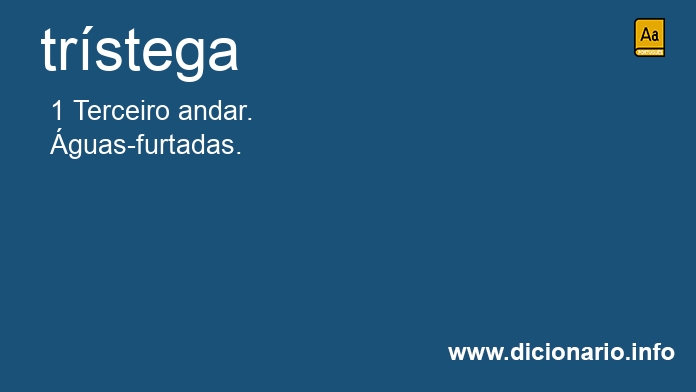 Significado de trstega