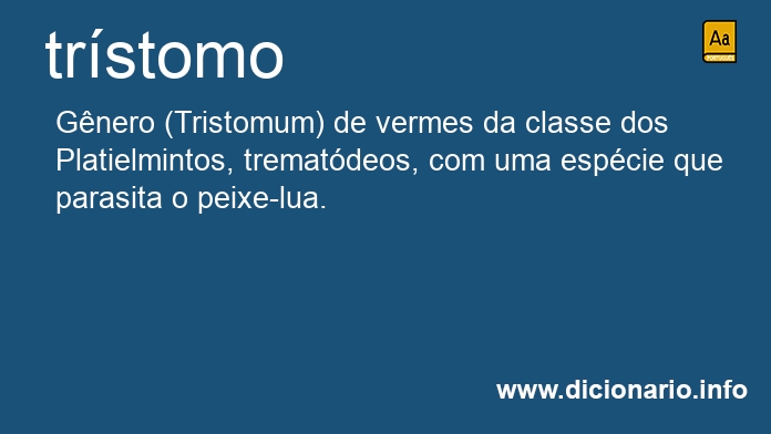 Significado de trstomo