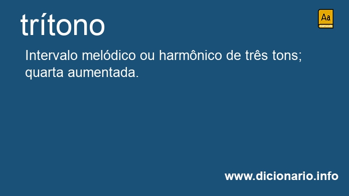 Significado de trtono