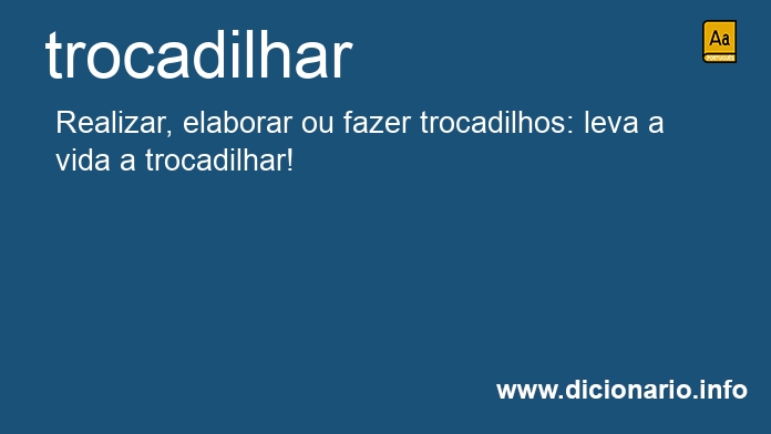 Significado de trocadilha