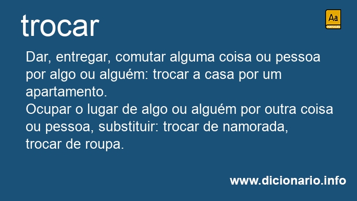 Significado de trocam