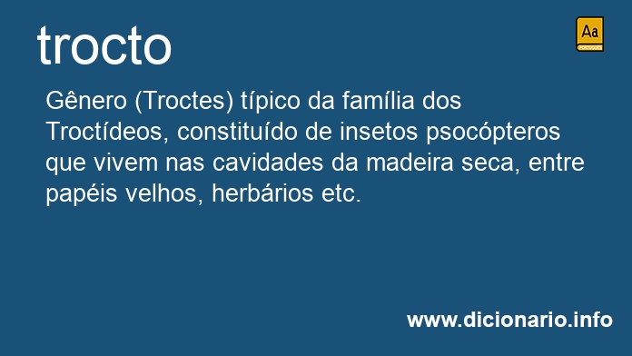 Significado de trocto