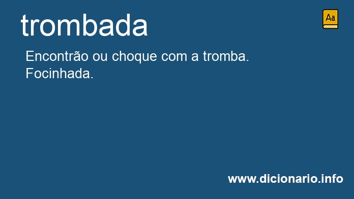 Significado de trombada