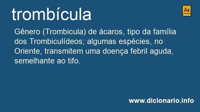 Significado de trombcula
