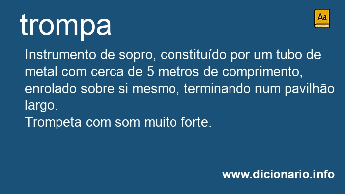 Significado de trompa