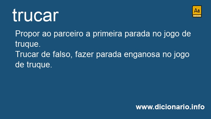 Significado de trucaram