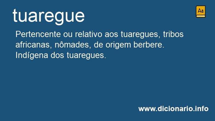 Significado de tuaregue