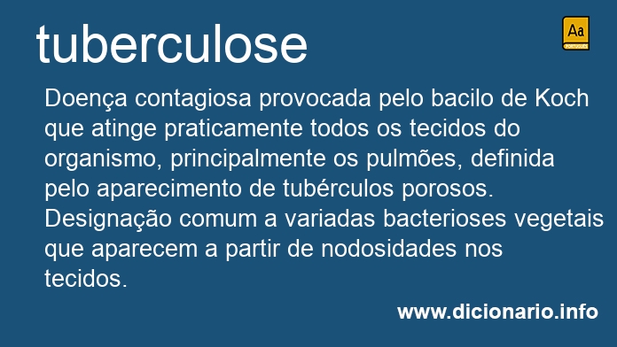 Significado de tuberculose