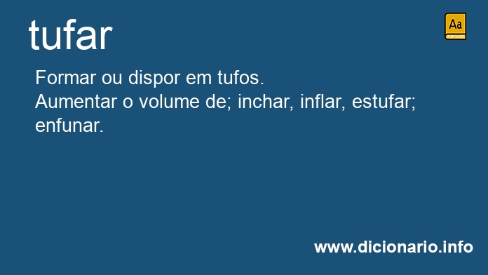 Significado de tufando