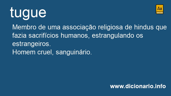 Significado de tugue