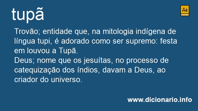 Significado de tup