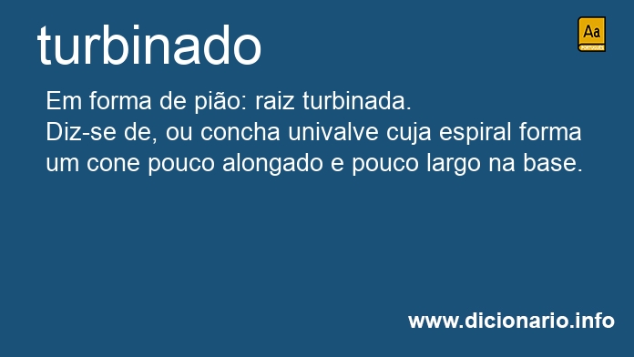 Significado de turbinado