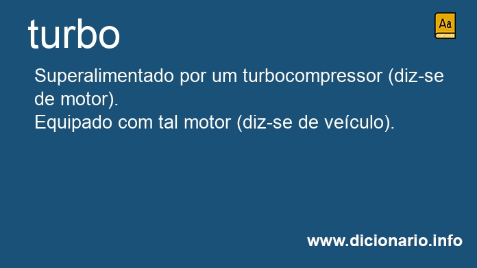 Significado de turbo