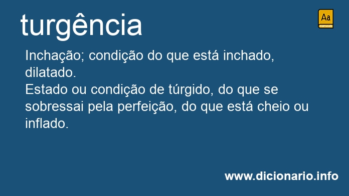 Significado de turgncias