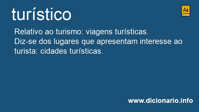 Significado de turstico