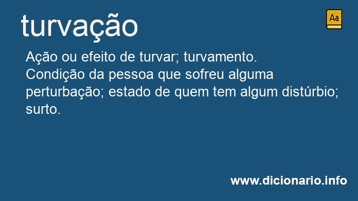 Significado de turvaes