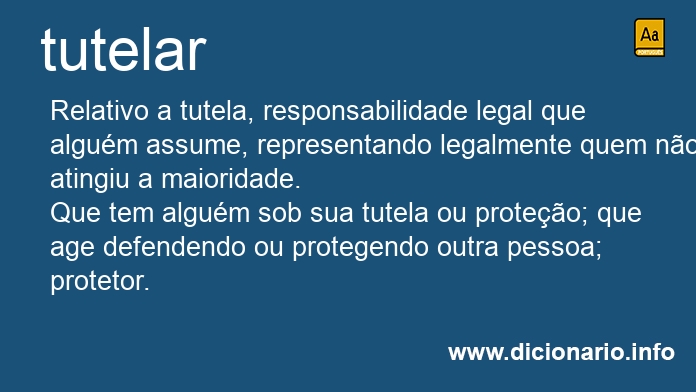 Significado de tutelarei