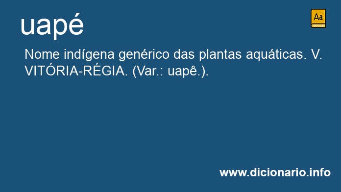 Significado de uap