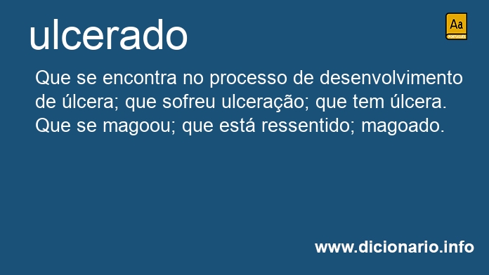 Significado de ulcerado