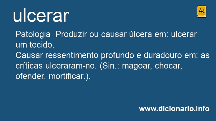 Significado de ulcero