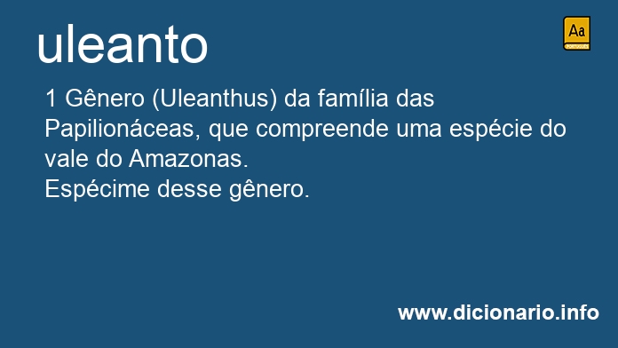 Significado de uleanto
