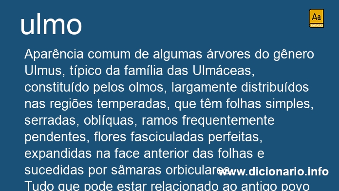 Significado de ulmo