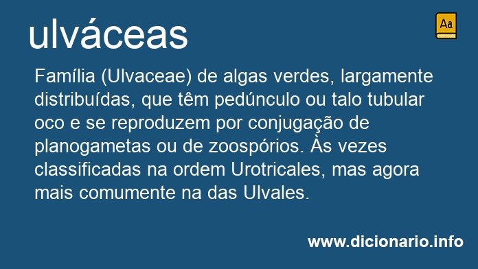 Significado de ulvceas