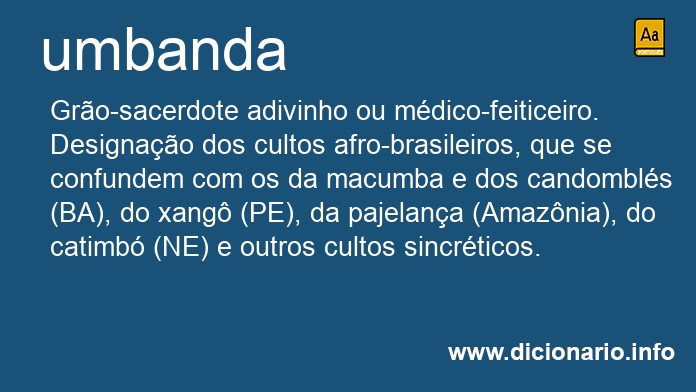 Significado de umbanda