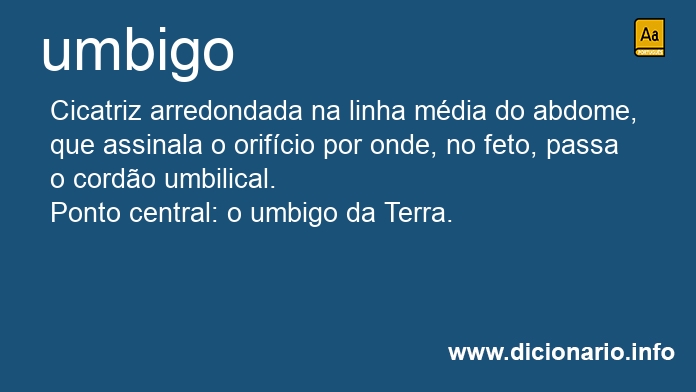 Significado de umbiga