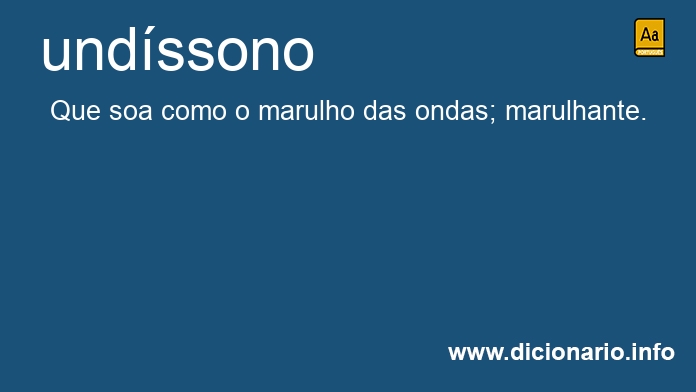 Significado de undssona