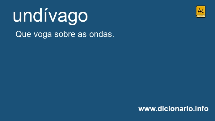 Significado de undvago