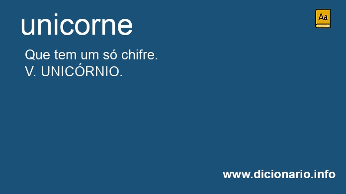 Significado de unicorne