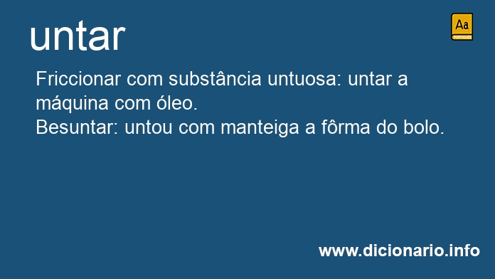 Significado de untaram