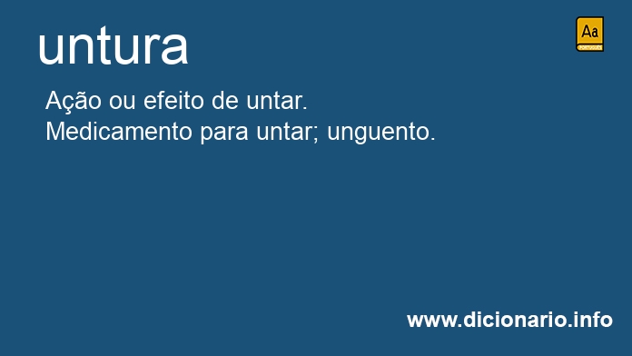 Significado de unturas