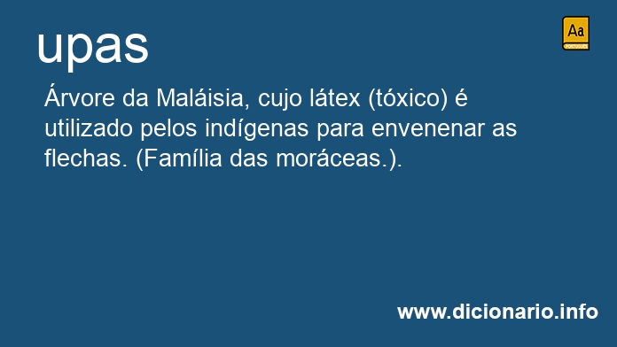 Significado de upas