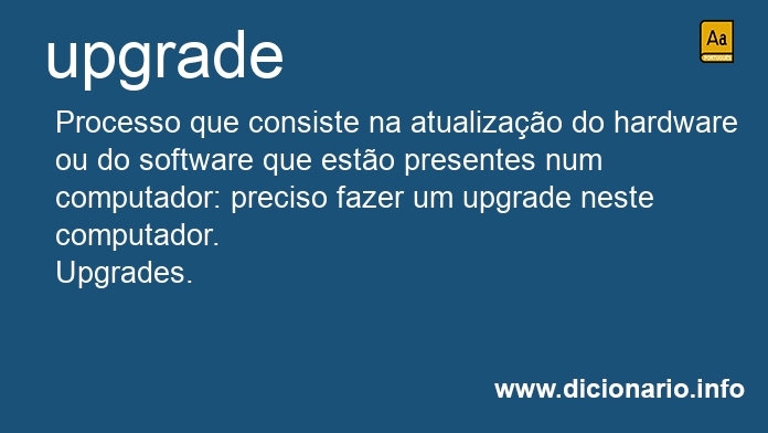Significado de upgrade