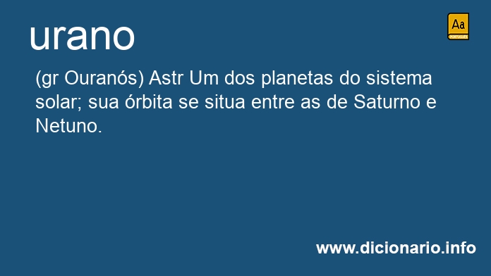 Significado de urano