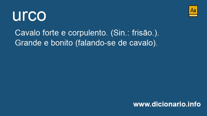 Significado de urcos
