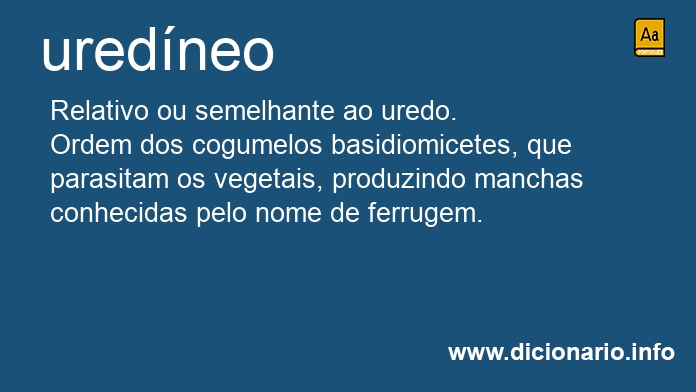 Significado de uredneo