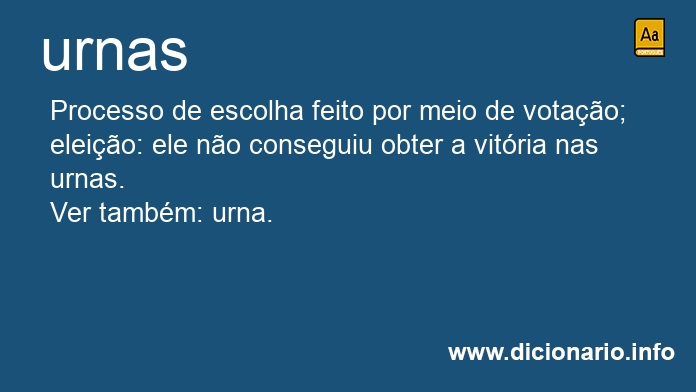 Significado de urnas