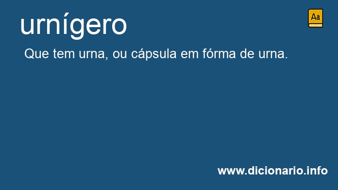 Significado de urngero