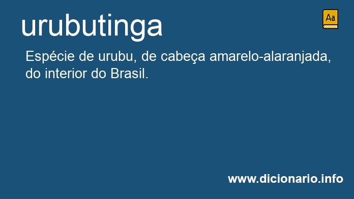 Significado de urubutinga