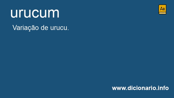 Significado de urucum