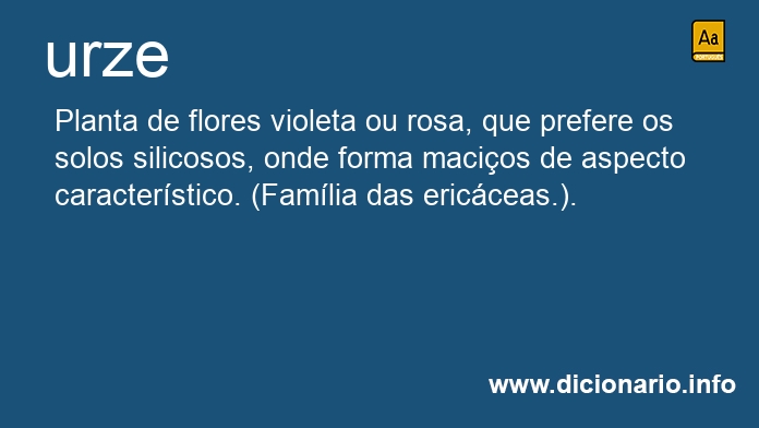 Significado de urzes
