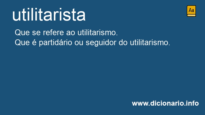 Significado de utilitarista