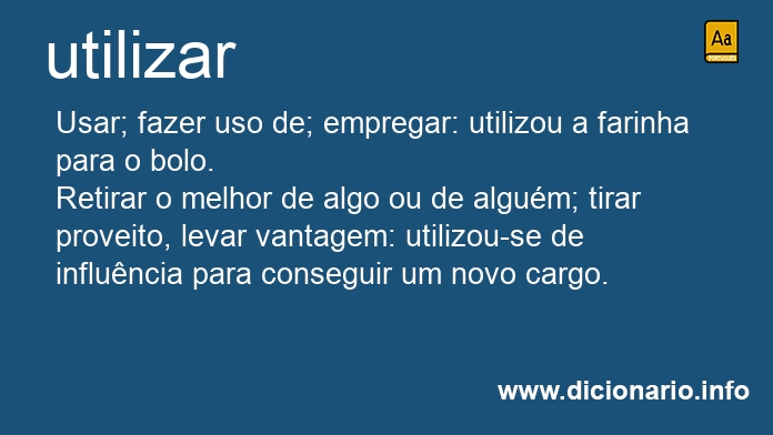 Significado de utilizveis