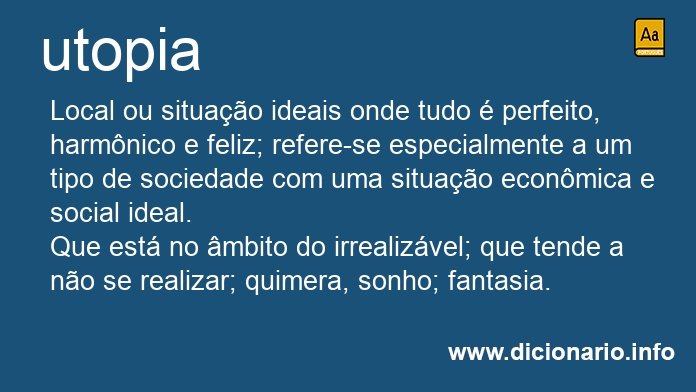 Significado de utopias