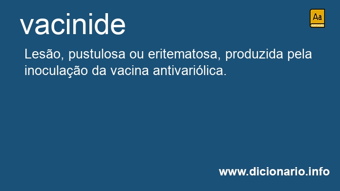 Significado de vacinide