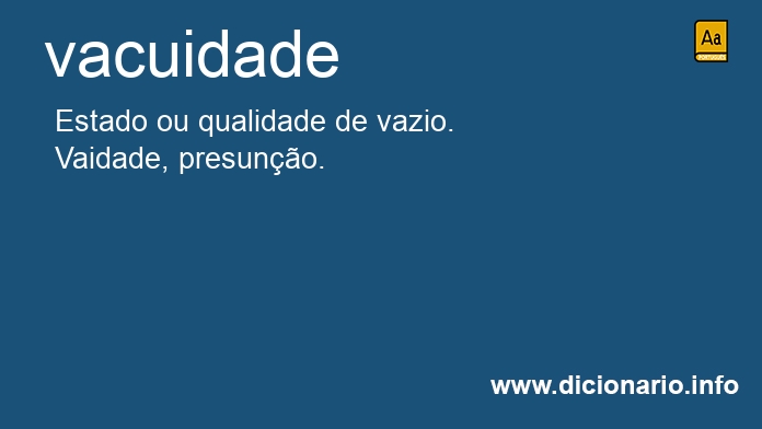 Significado de vacuidade