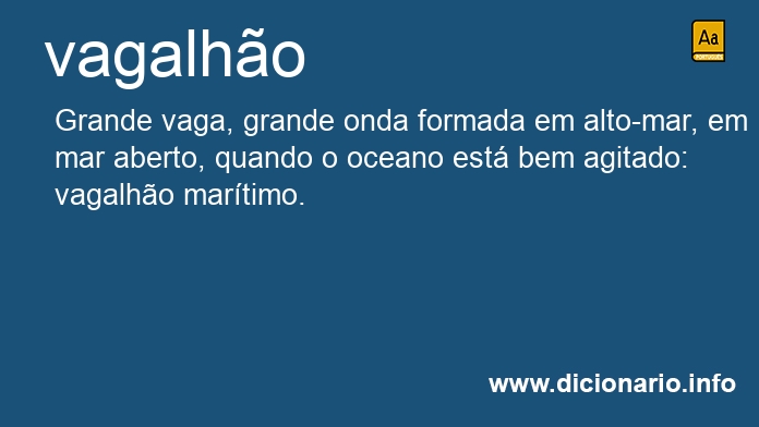 Significado de vagalhes